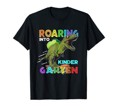tdlapparel Roaring Pre-K Dinosaur T Rex Back to School Shirt Boys Gift T-Shirt - TDL-APPAREL