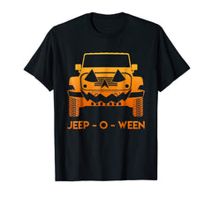 tdlapparel Jeep-O-Ween Pumpkin Jack O Larten T-Shirt T-Shirt - TDL-APPAREL