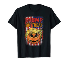 tdlapparel Trump Or Treat Funny Halloween Trumpkin T-Shirt T-Shirt - TDL-APPAREL
