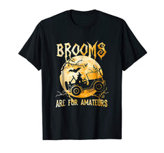 tdlapparel Jeep Halloween Brooms Are For Amateurs t-shirt T-Shirt - TDL-APPAREL