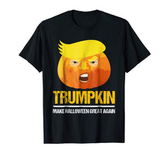 tdlapparel Trumpkin MAKE HALLOWEEN GREAT AGAIN Trump Pumpkin TShirt T-Shirt - TDL-APPAREL
