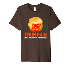 tdlapparel TRUMPKIN T SHIRT Funny Halloween Trump Pumpkin Costume Gift T-Shirt - TDL-APPAREL