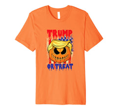 tdlapparel TRUMPKIN Shirt Pumpkin Trump Face Costume Halloween Gift T-Shirt - TDL-APPAREL