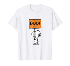 tdlapparel Peanuts Halloween Snoopy Boo! T-Shirt T-Shirt - TDL-APPAREL