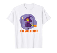 tdlapparel Halloween Are you Riding kids shirt Funny Halloween Ride te T-Shirt - TDL-APPAREL