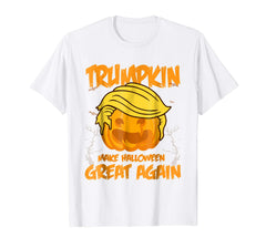 tdlapparel Trumpkin T-Shirt Make Halloween Great Again Gift Costume T-Shirt - TDL-APPAREL