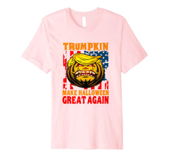 tdlapparel TRUMPKIN Shirt Evil Pumpkin Trump Costume Halloween Gift T-Shirt - TDL-APPAREL