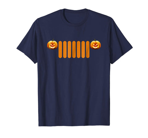 tdlapparel Jeep Halloween Funny T-Shirt Short Sleeves Men / Navy / S T-Shirt - TDL-APPAREL