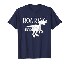 tdlapparel Roaring into Pre-K Dinosaur Dino Shirt for Kids Boys Girls T-Shirt - TDL-APPAREL