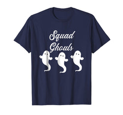 tdlapparel Funny Halloween Squad Ghouls Goals Ghost T-Shirt