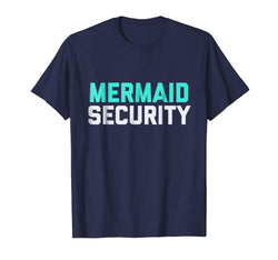 tdlapparel Mermaid Security Swimming Birthday Gift Swimmer Shirt