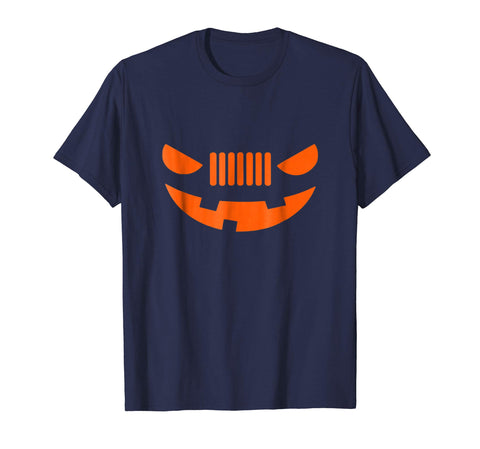 tdlapparel Happy Halloween Jeep Short Sleeves Men / Navy / S T-Shirt - TDL-APPAREL