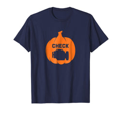 tdlapparel Halloween Check Engine Light Funny Jeep Shirt