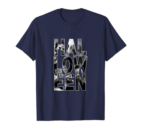 tdlapparel the jason-michael halloween shirt Short Sleeves Men / Navy / S T-Shirt - TDL-APPAREL