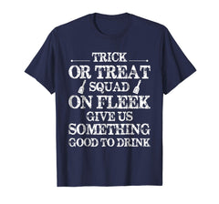 tdlapparel Halloween T-shirt Trick or Treat Squad On Fleek Tee T-Shirt - TDL-APPAREL