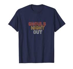 tdlapparel Vintage Retro 70s Halloween T-Shirt Ghouls Night Out Tee