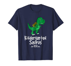 tdlapparel Kindergarten Saurus Rex Dinosaur T Shirt Kindergarten Team