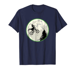 tdlapparel Raptor Moon Dinosaur on a Bike T-Shirt