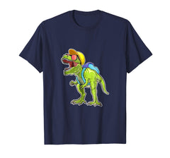 tdlapparel Roaring Kindergarten Dinosaur T Rex Back to School Shirt Boy T-Shirt - TDL-APPAREL