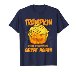 tdlapparel Trumpkin T-Shirt Make Halloween Great Again Gift Costume