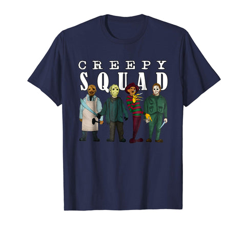 tdlapparel Jason Michael Horror Squad T-shirt - Halloween 2018 Tee Gift Short Sleeves Men / Navy / S T-Shirt - TDL-APPAREL