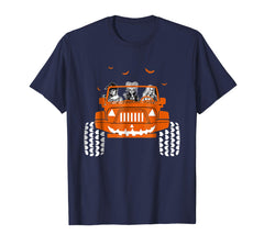 tdlapparel Sanderson Sister Hocus Pocus Driving Jeep Halloween Shirt T-Shirt - TDL-APPAREL