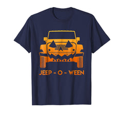 tdlapparel Jeep-O-Ween Pumpkin Jack O Larten T-Shirt T-Shirt - TDL-APPAREL
