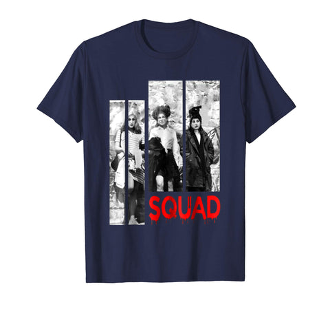tdlapparel Hocus Pocus Squad Halloween T-Shirt Gift Short Sleeves Men / Navy / S T-Shirt - TDL-APPAREL