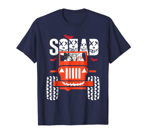tdlapparel Jeep Three Witches Squad Halloween T-shirt Short Sleeves Men / Navy / S T-Shirt - TDL-APPAREL
