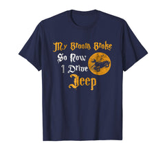 tdlapparel My Broom Broke So Now I Drive A Jeep Funny Halloween shirt T-Shirt - TDL-APPAREL