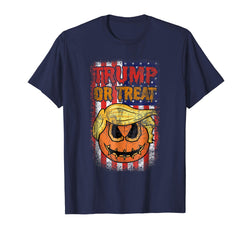 tdlapparel Trump Or Treat Funny Halloween Trumpkin T-Shirt
