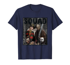 tdlapparel Halloween Horror T-Shirt Squad Gift For Men Women T-Shirt - TDL-APPAREL
