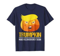 tdlapparel Trumpkin MAKE HALLOWEEN GREAT AGAIN Trump Pumpkin TShirt