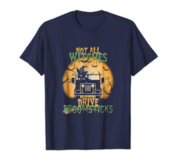 tdlapparel Not All Witches Drive Broomsticks Jeep Halloween TShirt