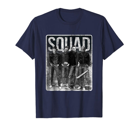 tdlapparel Halloween Squad Horror T-Shirt Gift For Men Women Short Sleeves Men / Navy / S T-Shirt - TDL-APPAREL