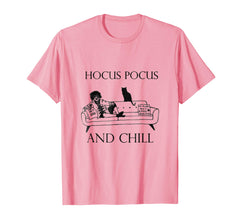 tdlapparel hocus squad pocus and chill halloween shirt T-Shirt - TDL-APPAREL