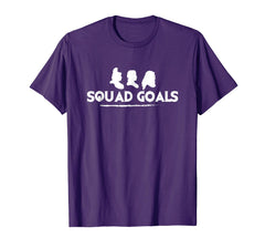 tdlapparel Funny Halloween Squad Goals T- Shirt T-Shirt - TDL-APPAREL
