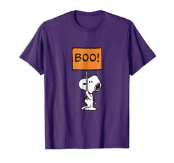 tdlapparel Peanuts Halloween Snoopy Boo! T-Shirt