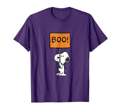 tdlapparel Peanuts Halloween Snoopy Boo! T-Shirt T-Shirt - TDL-APPAREL