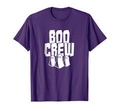 tdlapparel Boo Crew T-Shirt Funny Halloween Ghost Gang Squad Ghouls T-Shirt - TDL-APPAREL