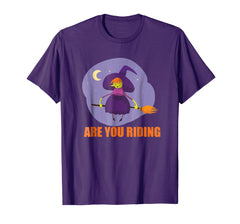 tdlapparel Halloween Are you Riding kids shirt Funny Halloween Ride te T-Shirt - TDL-APPAREL