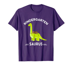 tdlapparel Kindergarten Saurus Dinosaur T Shirt T-Shirt - TDL-APPAREL