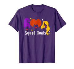 tdlapparel Squad Goals Witch Hocus Pocus Halloween Fall shirt T-Shirt - TDL-APPAREL