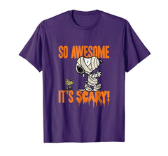tdlapparel Peanuts Halloween Snoopy Scary Mummy T-Shirt T-Shirt - TDL-APPAREL