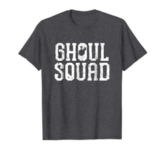 tdlapparel Ghoul Squad Halloween Tshirt Creepy Horror Graveyard Monster T-Shirt - TDL-APPAREL