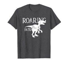 tdlapparel Roaring into Pre-K Dinosaur Dino Shirt for Kids Boys Girls T-Shirt - TDL-APPAREL