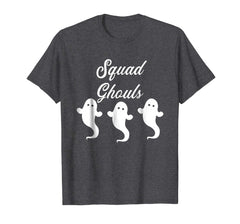 tdlapparel Funny Halloween Squad Ghouls Goals Ghost T-Shirt T-Shirt - TDL-APPAREL