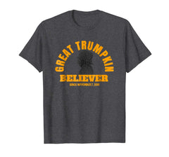 tdlapparel Trump Halloween Tshirt, Great Trumpkin Believer, Funny T-Shirt - TDL-APPAREL