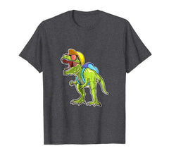 tdlapparel Roaring Kindergarten Dinosaur T Rex Back to School Shirt Boy T-Shirt - TDL-APPAREL