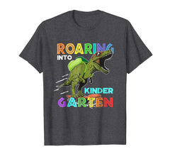 tdlapparel Roaring Pre-K Dinosaur T Rex Back to School Shirt Boys Gift T-Shirt - TDL-APPAREL